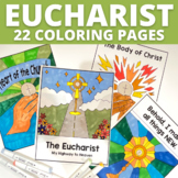 Catholic Eucharist Coloring | First Holy Communion | Reviv
