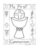 Catholic First Communion booklet - First Eucharist