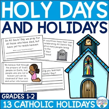 Preview of Pentecost | Catholic Holy Day Booklets Grades 1, 2