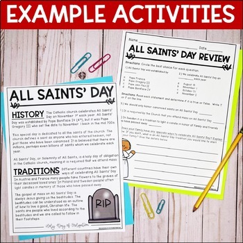 Catholic Holy Days for Upper Elementary | Ascension | TPT