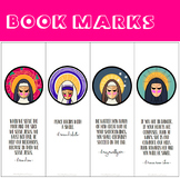 Catholic Lady Saints - Bookmark Set - All Saints' Day