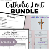 Catholic Lent Bundle - Reflection, Displays, Puzzles, Pray