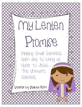Preview of Catholic Lent:  My Lenten Promise