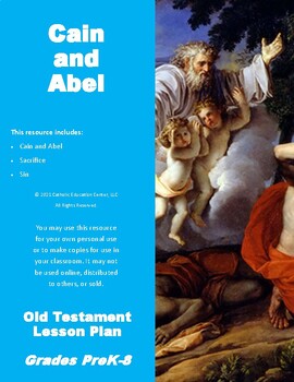 Preview of Catholic Lesson Plan: Cain and Abel (Scripture/Bible)