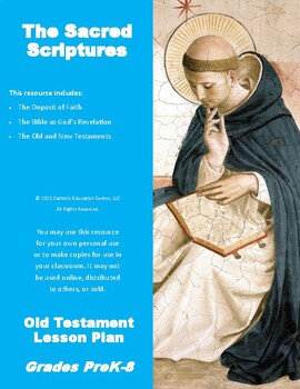 Preview of Catholic Lesson Plan: Introduction to Scripture (Bible)
