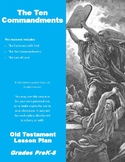 Catholic Lesson Plan: The Ten Commandments (Scripture/Bible)