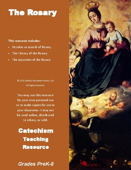 Preview of Catholic Lesson Plan: The Rosary (PreK-8)