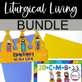 Preview of Catholic Liturgical Living Year Long Religion Activities Bundle
