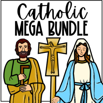 Preview of Catholic MEGA Bundle | Growing Catholic Resources Bundle