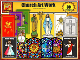 Catholic Mass Clip Art Set 3: Art & Environment from Charl