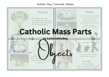 Preview of Catholic Mass Parts Teaching Series: Objects