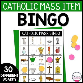 Preview of Catholic Mass Objects Bingo