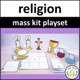 Catholic Mass Kit Playset Craft and Worksheets