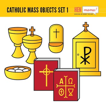 catholic mass church objects items religious clipart clip set water seen inside things religion cliparts symbols holy altar object sacraments