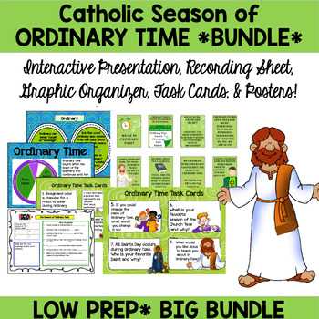 Preview of Catholic Ordinary Time Bundle: Presentation and Classroom Posters