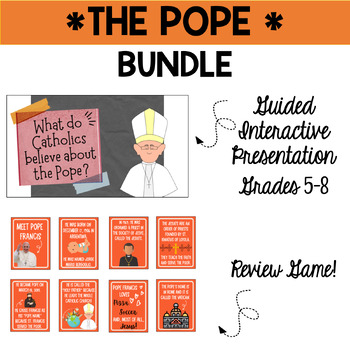 Preview of Catholic Pope:  Interactive Presentation and Classroom Posters