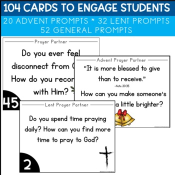 Catholic Prayer Partners Bundle by Adventures of a 4th Grade Classroom