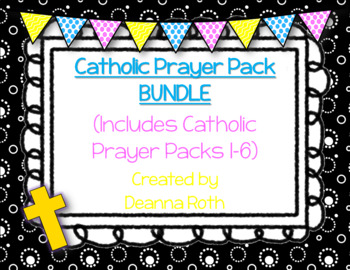 Preview of Catholic Prayer Posters Bundle {Packs 1-6}