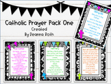 Catholic Prayer Posters--Pack One