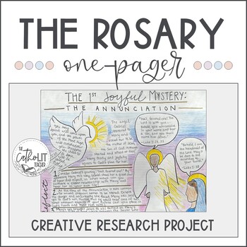 Preview of Catholic Prayer Project: The Rosary One-Pager