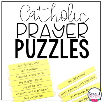 Preview of Catholic Prayer Puzzles