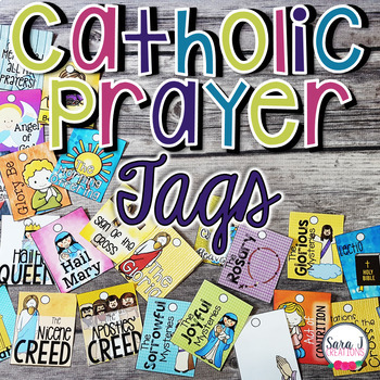 Preview of Catholic Prayer Reward Tags