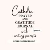 Catholic Prayer and Gratitude Journal with Writing Prompts