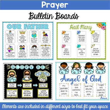 Prayer Is The Key - Religious - Christian Classroom Bulletin Board/Door Kit