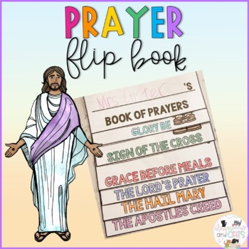 Preview of Catholic Prayers Flip Book - Religion - Faith Based