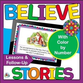 Preview of Catholic Read Aloud Books for Believing with Lessons, Comprehension and Writing