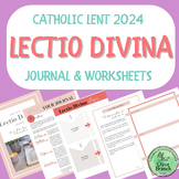 Catholic Religion Lent 2024 Lectio Divina Worksheet Journal