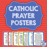 Catholic Religion Prayer Posters Set 1