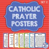Catholic Religion Prayer Posters Set 2