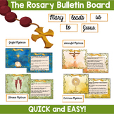 Catholic Rosary Bulletin Board: Mary Leads us to Jesus!