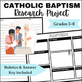 Catholic Sacrament of Baptism Research Poster Project & Wr