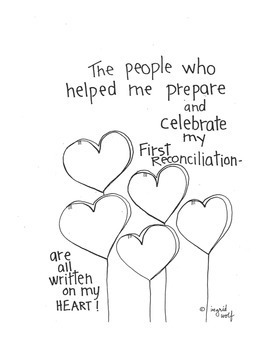 reconciliation sacrament booklet activities catholic teacherspayteachers grade printables children 2nd