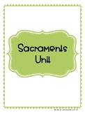 Catholic Sacraments Unit - Guided Notes and Activities