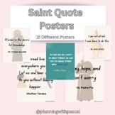 Catholic Saint Quote Posters