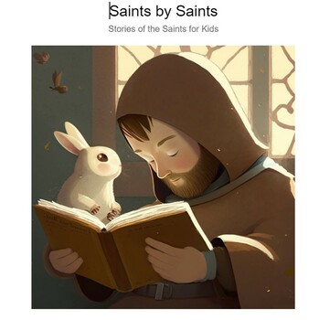 Preview of Catholic Saint Stories for Kids