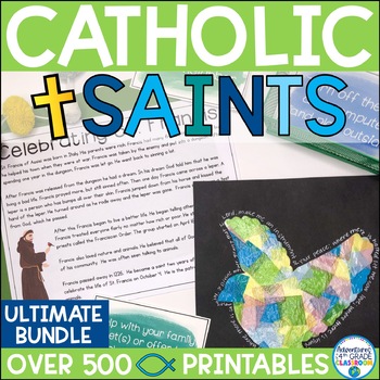 Preview of Catholic Saint Ultimate Bundle | All Saints' Day