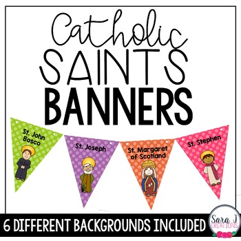 Preview of Catholic Saints Banners