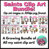 Catholic Saints Clip Art Bundle