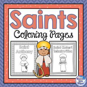 Preview of Catholic Saints Coloring Pages