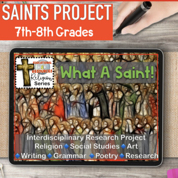 Preview of Catholic Saints Interdisciplinary Project