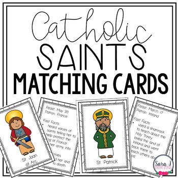 Preview of Catholic Saints Matching Activities