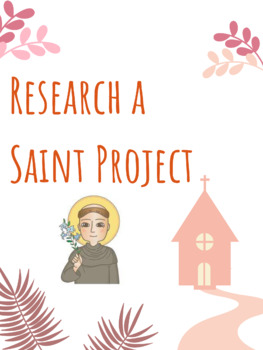 Preview of Catholic Saints Research Project