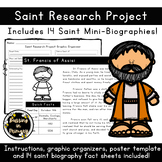 Catholic Saints Research Project / Saint Biography Fact Sh