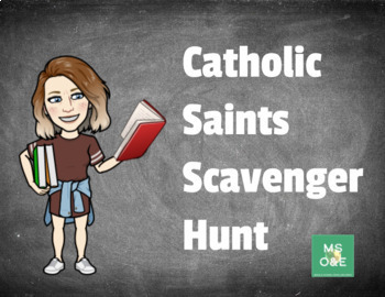 Preview of Catholic Saints Scavenger Hunt