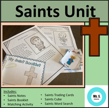 Preview of Catholic Saints Unit