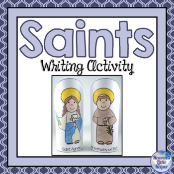 Preview of Catholic Saints Writing Activity